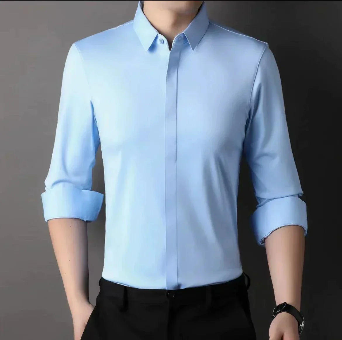 Chemise pour homme zéro pli