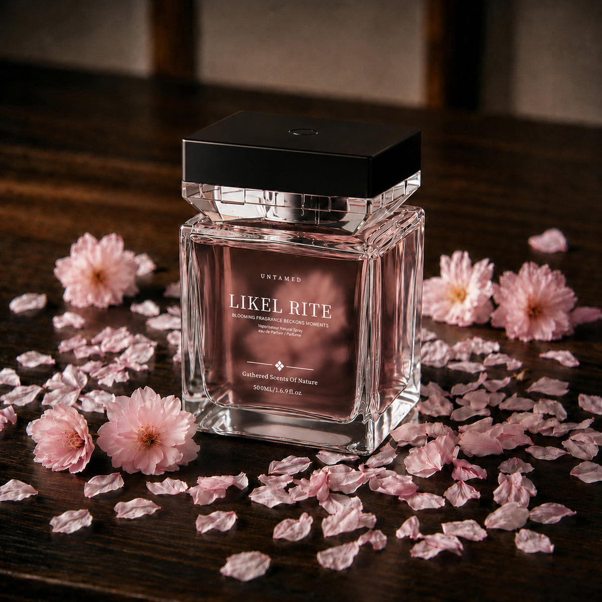 Lindalia Luxury Scented Mist Diffuser, Cherry Blossom Avenue diffuser bottle