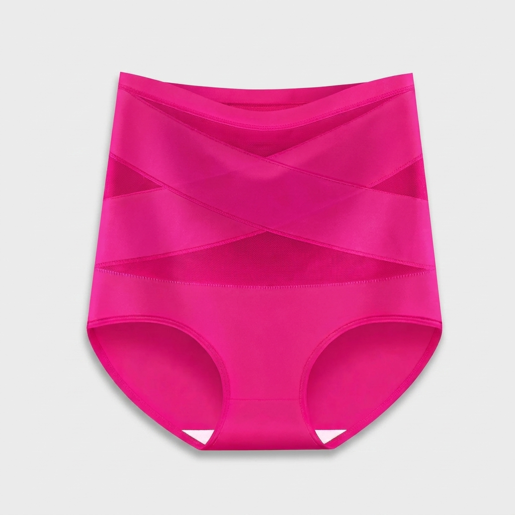 Lindalia High-Waist Sculpt Shaping Brief, Fuchsia pink