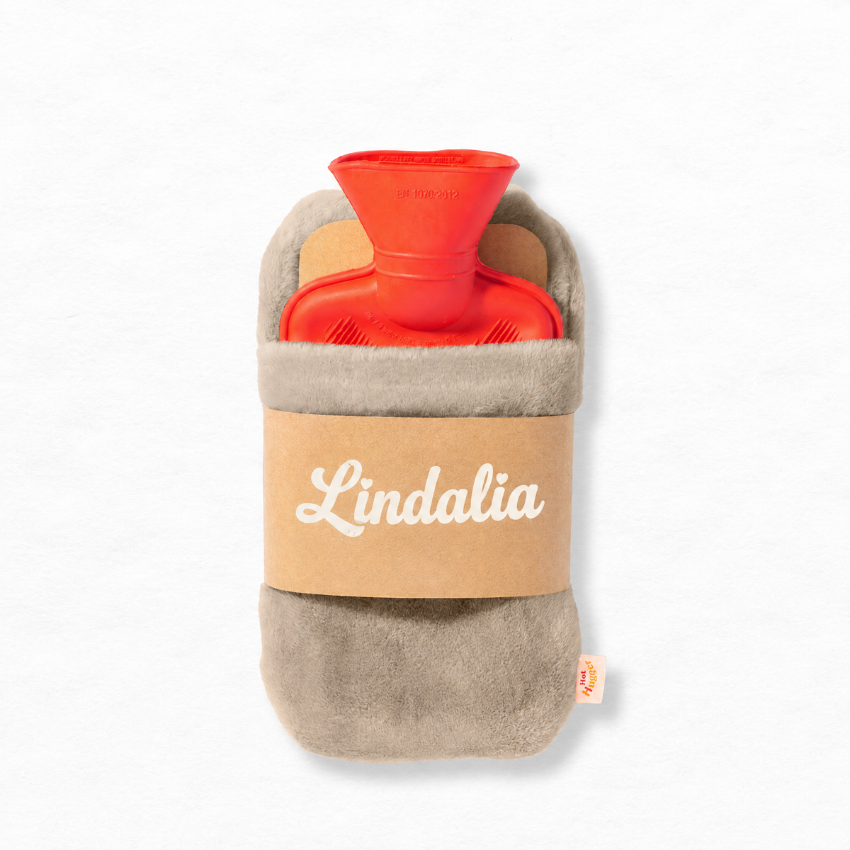 Lindalia Cozy Wearable Hot Water Bottle, Grey
