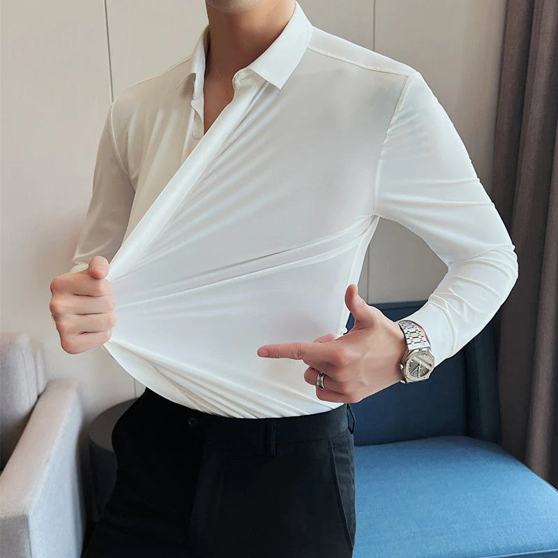 Chemise pour homme zéro pli