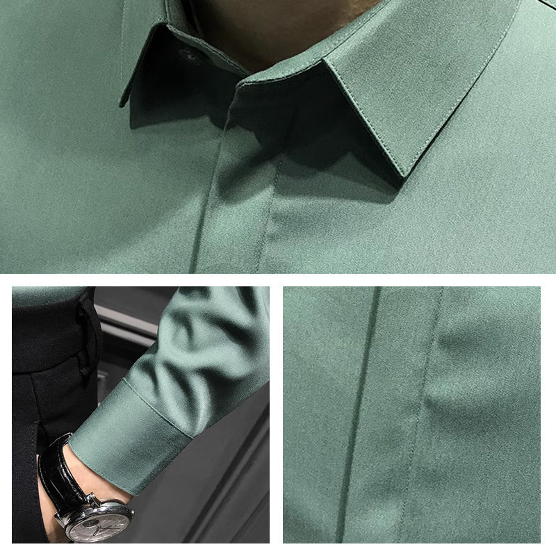 Chemise pour homme zéro pli