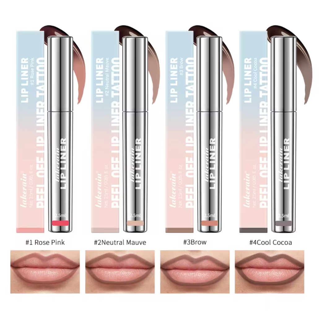 Peel Off Lip Liner Tatoo - pack de 4