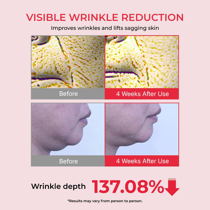 Lindalia Time Reverse All-In-One Anti-Aging Cream, visible wrinkle reduction before and after