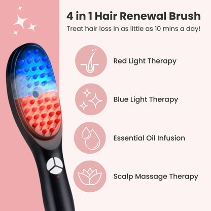 4-in-1 Haar-Therapie-Bürste