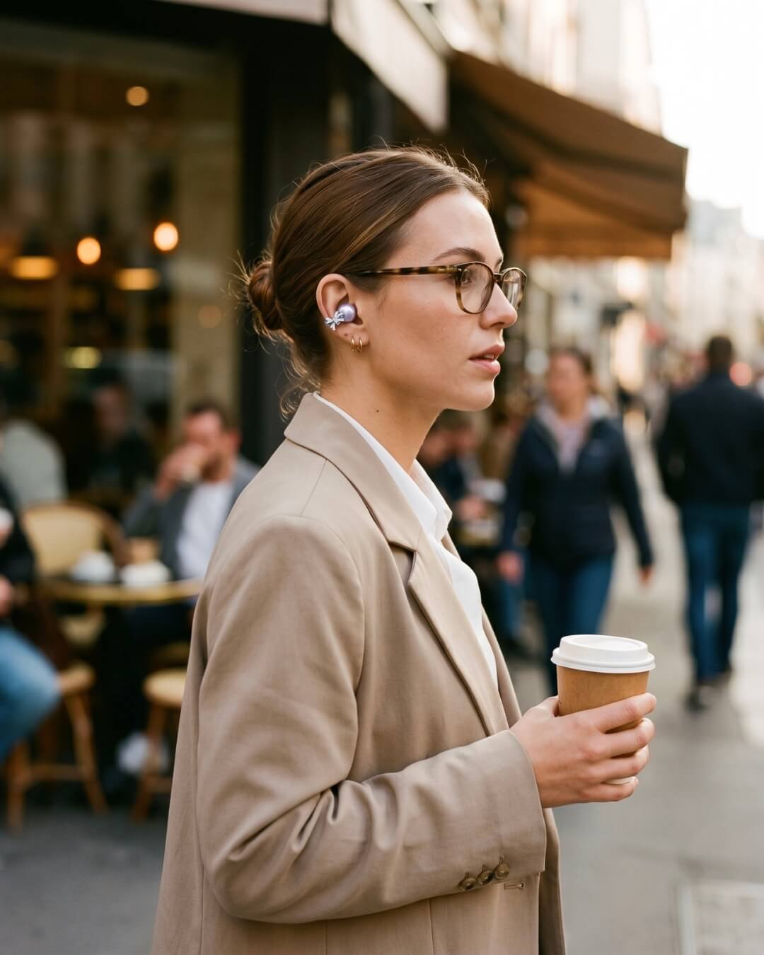 Lindalia Adorn earbuds lifestyle