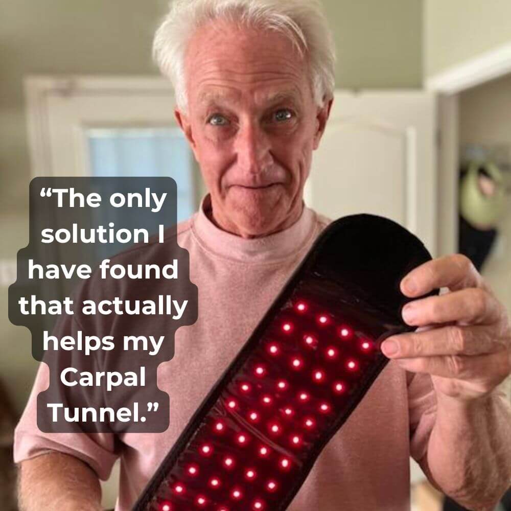 Rotlichttherapie-Handgelenk-Bandage