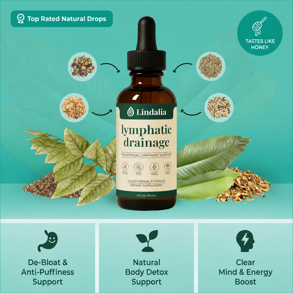 Lindalia Lymphatic Drainage Drops