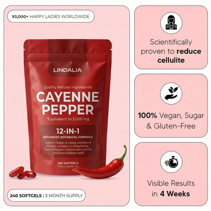 Anti-Cellulite Cayenne-Pfeffer-Softgels