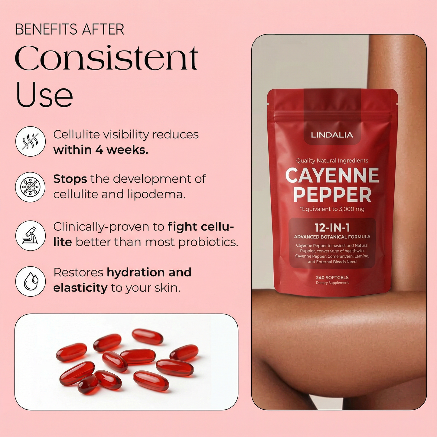 Anti-Cellulite Cayenne-Pfeffer-Softgels