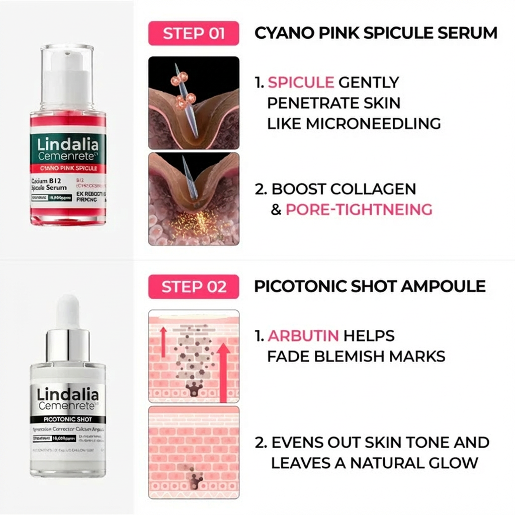 Korean Luminous Pore and Dark Spot Care Duo