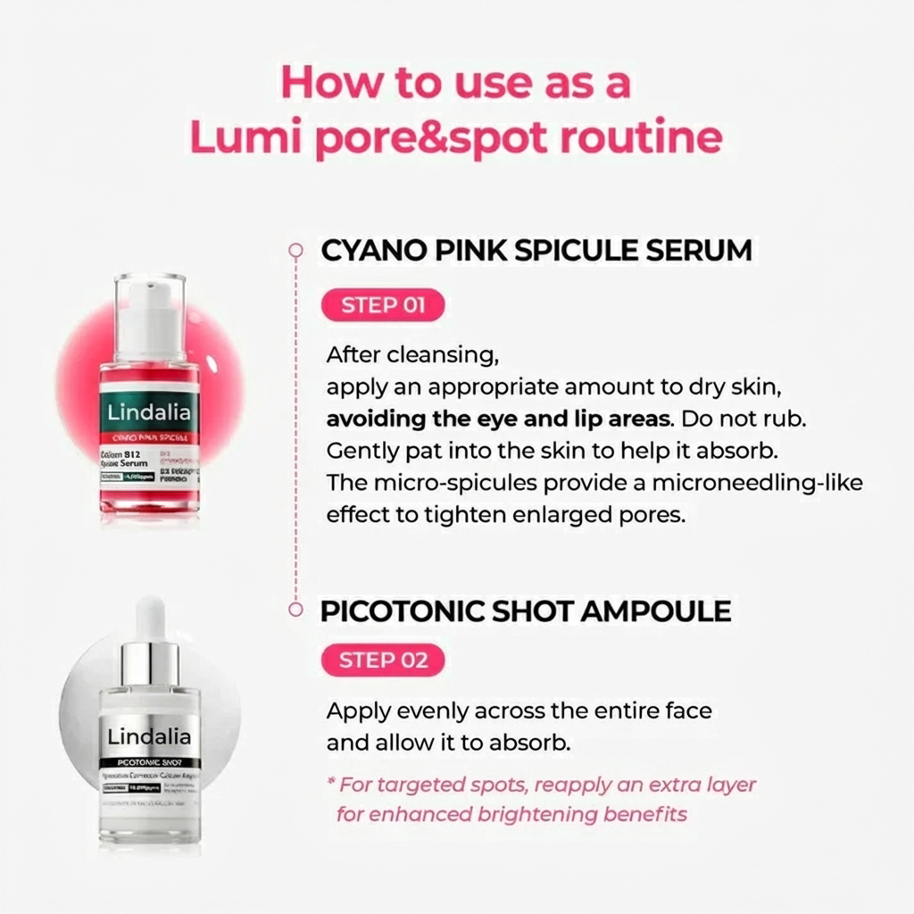 Korean Luminous Pore and Dark Spot Care Duo