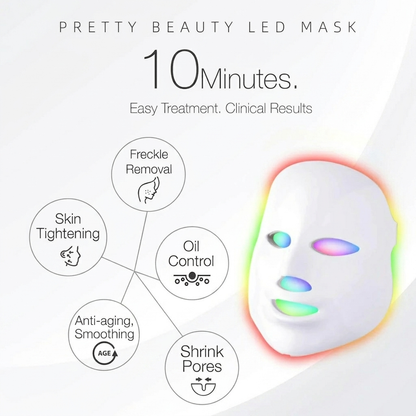 7-Farben LED-Gesichtsmaske