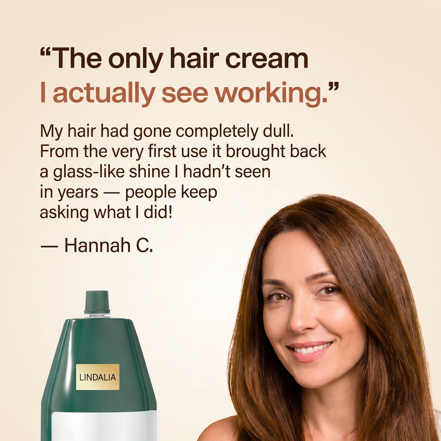 Poly Peptides and Keratin Hair Cream
