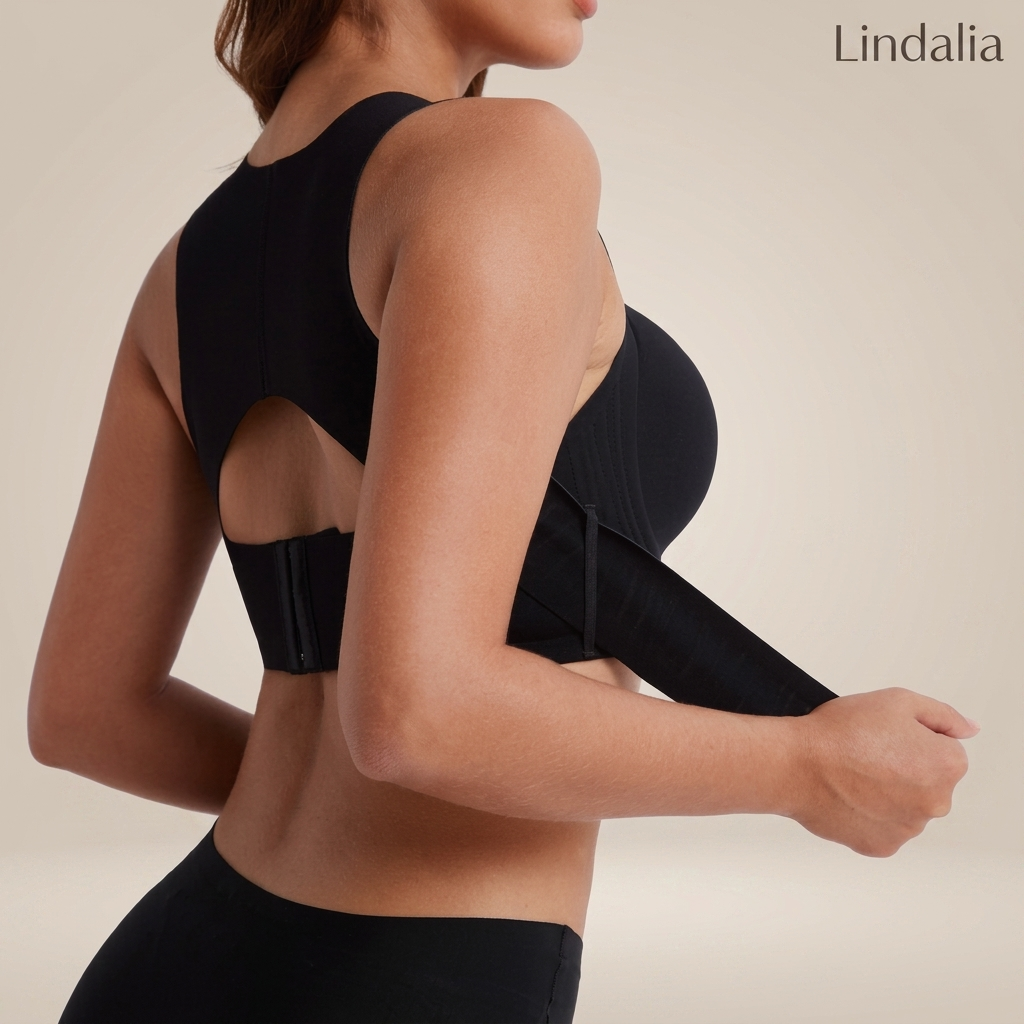 Soutien-gorge push-up correcteur de posture sans coutures Lindalia