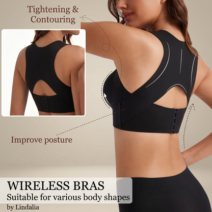 Soutien-gorge push-up correcteur de posture sans coutures Lindalia