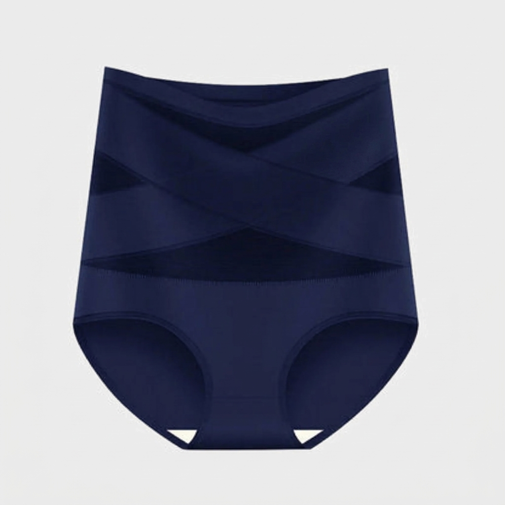 Lindalia High-Waist Sculpt Shaping Brief, Navy