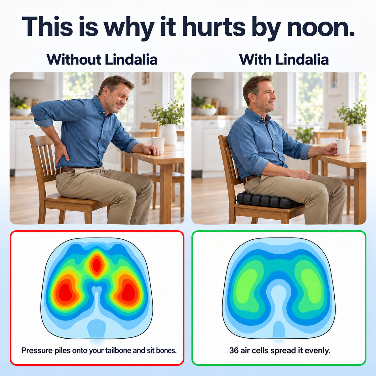 Lindalia Air Seat Cushion