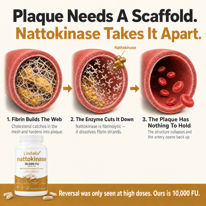 Lindalia Nattokinase 10,000 FU Circulation Complex