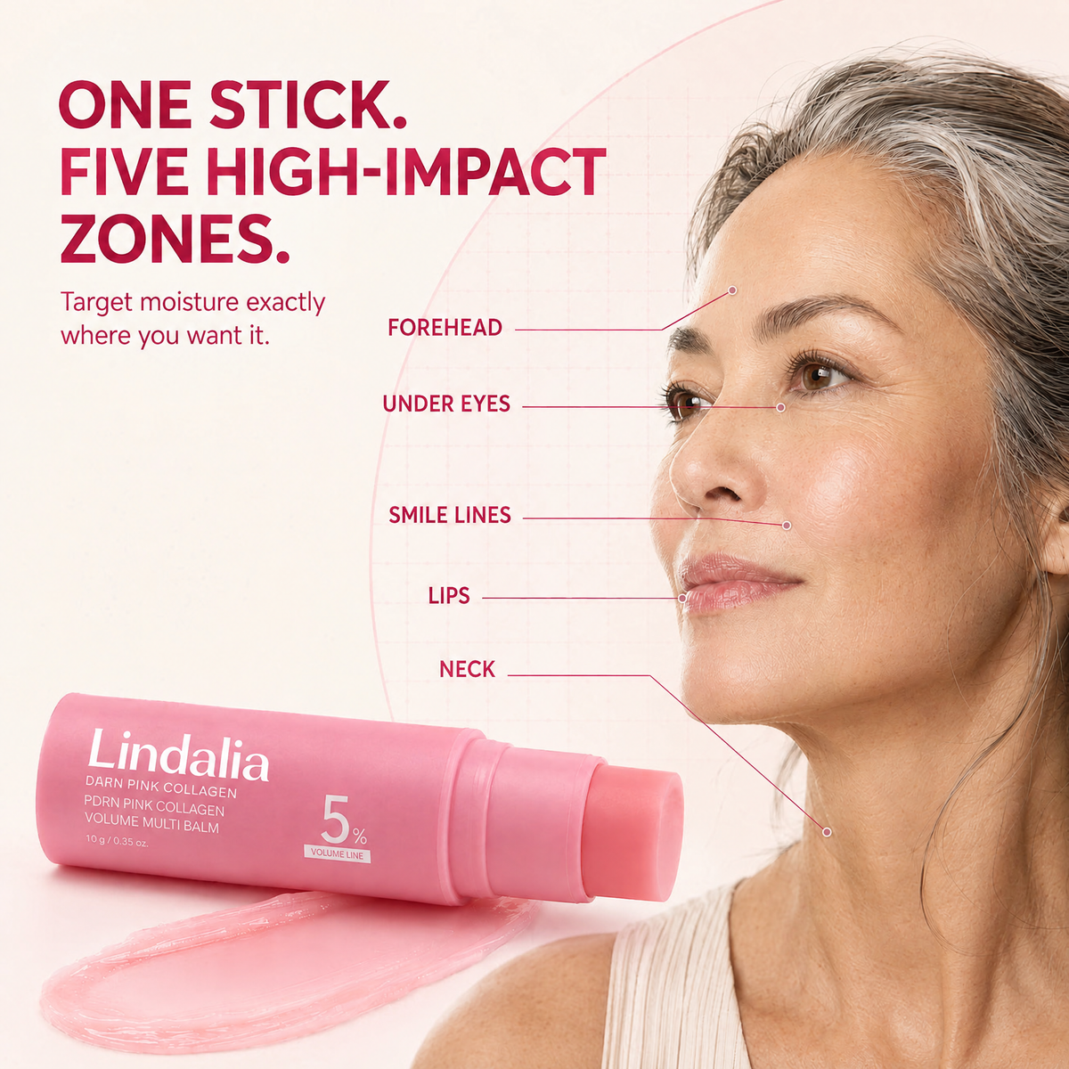 Lindalia PDRN Pink Collagen Volume Multi-Balm
