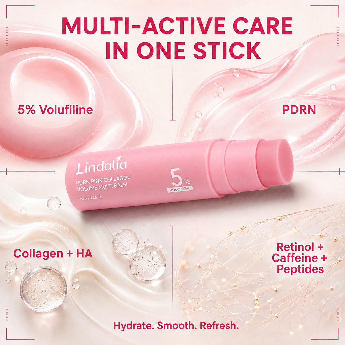 Lindalia PDRN Pink Collagen Volume Multi-Balm