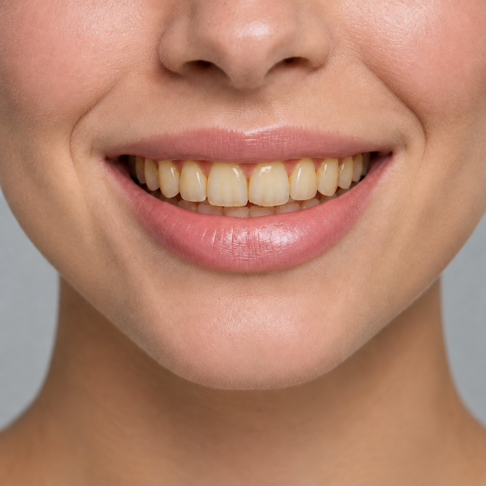 Teeth before whitening